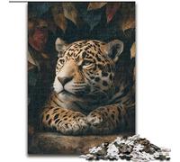 Puzzle 1000 pièces Jungle Wild Black Panther pour Adultes et Adolescents, stimule Le Cerveau, Jouets addictifs pour cultiver la Patience, Jeu de défi Unique (50x75cm)
