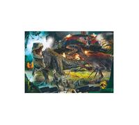 Puzzle 1000 Pieces Jurassic World : L'attaque Des dinosaures - Puzzle Adulte - Set Puzzle dino animaux