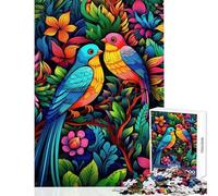 Puzzle 1000 pièces Juste Un Couple de Vieux Oiseaux Jeu éducatif Difficile Décoration Murale Améliore l'amour Entre Les Couples (38x52cm)