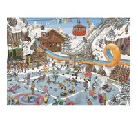 Jumbo Puzzle Jan Van Haasteren (JVH) Jeux d'hiver – 1000 pièces, carton 100% recyclé, adulte