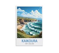 Puzzle 1000 pièces, Kaikoura, Nouvelle-Zélande. Puzzle de 1000 pièces en Papier, Paysage, pour Adultes et Enfants. Jouet éducatif et Cadeau. 70 x 50 cm.