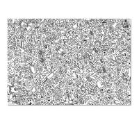 Vilac - Puzzle 1000 pièces - Keith Haring - stimule la Coordination - motricité et résolution de problèmes - Univers poétique et éducatif - A partir de 8 Ans, Multicouleur