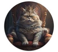 Puzzle 1000 pièces King Cat en Carton, décoration d'intérieur, Jeu de réflexion pour Adolescents et Interaction familiale, 67,5 x 67,5 cm