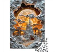 Puzzle 1000 Pièces, Kings Castle, Cadeau De Noël, 70x50cm/1000pcs | Pour une activité qui demande de la patience : Puzzle adulte 1000 pièces ; pour une activité tranquille chez soi.