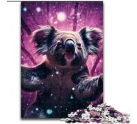 Puzzle 1000 pièces Koala Animal Puzzle 1000 pièces Cadeaux Noël Halloween Fête des Mères Nouvel an Cadeau de Pâques (Taille 26x38cm)