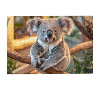 Puzzle 1000 Pieces Koala, Puzzle 1000 Pièces Adultes Animaux, Puzzles Classiques Jeux Educatifs pour Activité Familiale, Qualité Supérieure Puzzles en Bois avec Boite pour Cadeau Femme, Decor -2096
