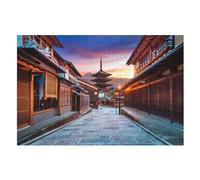Puzzle 1000 Pièces - Kyoto Japon - Puzzles en Bois pour Adultes Et Enfants - Décoration D'Intérieur (75×50cm)