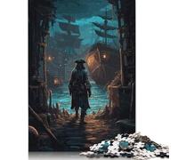 Puzzle 1000 pièces La Caverne des Pirates Puzzles pour Adultes Puzzles en Papier Jeu éducatif pour Adultes comme Cadeau de Noël 1000 pièces (75x50cm)
