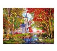 Schmidt Spiele 59788-Puzzle de 1000 pièces-Chapelle dans la Magie d'automne, 59788, Multicolore