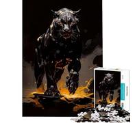 Puzzle 1000 pièces La Famille Fantôme de la Jungle Jeu de réflexion et d'intelligence Jouet addictif pour Les Jeux et Les Anniversaires (Dimensions 50x75cm)