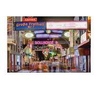 Puzzle 1000 Pièces，La Grande Liberté à Saint-Paul, Hambourg，pour Adultes Adolescents Scies Sauteuses 1000 Pièces Idéal pour La Relaxation Méditation Passe-Temps Cadeau d'anniversaire（75x50cm）-Z29