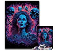 Puzzle 1000 pièces La Peur de l'Inconnu, Jeu de réflexion Stimulant pour Adolescents et Interaction familiale, 50x75cm/19,68x29,52 Pouces