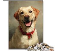 Puzzle 1000 pièces Labrador Heureux Un Casse-tête Stimulant pour Les Adolescents, idéal pour la décoration intérieure ou comme Cadeau (Taille 50x75cm)