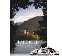 Puzzle 1000 pièces Lac de Bled pour Adultes, difficulté : renforce Les Liens familiaux (38 x 26 cm)