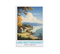 Puzzle 1000 pièces, Lac Mattamuskeet, Caroline du Sud, Puzzle 1000 pièces, Cadeau Relaxant et Stimulant pour Adultes, Adolescents et Seniors 70 x 50 cm