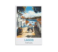 Puzzle 1000 pièces, Lagos, Portugal. Puzzle Classique pour Enfants. Puzzle Stimulant et Difficile pour Adultes et Adolescents. 70 x 50 cm.