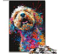 Puzzle 1000 pièces Lagotto Romagnolo Dog Art pour Adolescents, Jouets addictifs pour la décoration de la Maison (26x38cm)