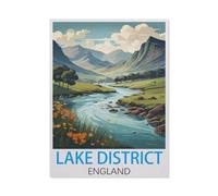 Puzzle 1000 Pièces，Lake District Angleterre，pour Adultes Adolescents Scies Sauteuses 1000 Pièces Idéal pour La Relaxation Méditation Passe-Temps Cadeau d'anniversaire（75x50cm）-HA66