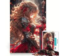 Puzzle 1000 pièces L'ange et la Demoiselle à l'épée pour Adultes, Jouet Intelligent, découpe précise, Cadeau de Saison 38x52cm, idéal pour renforcer Les Liens familiaux