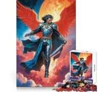 Puzzle 1000 pièces L'ange Guerrier Michel pour Adolescents Un pour stimuler la mémoire et se détendre (38x52cm) Parfait pour Noël