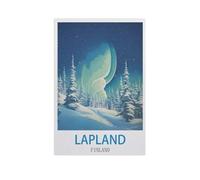 Puzzle 1000 Pièces,Laponie, Finlande,Puzzle 1000 Pieces Jeu De Famille Amusant pour Enfants Adultes(50x70cm)-FZ72