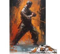 Puzzle 1000 pièces « l'art du Combat » pour Adultes, Cadeau d'halloween, décoration d'intérieur et Cadeaux Uniques, 1000 pièces (75 x 50 cm)