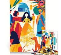 Puzzle 1000 pièces Las Meninas inspiré par la Vision fauviste - Jeu de développement cognitif - Surface Lisse sans bavures - Activité relaxante en Groupe à l'intérieur (50x75cm)