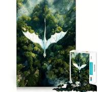 Puzzle 1000 pièces L'Ascension du Dragon Écailles de Perle pour Adultes, Jeu de logique et de détente, Bords Lisses, Cadeau spécial (50x75cm)