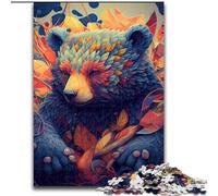 Puzzle 1000 pièces Le Bel Ours Puzzles pour Adultes Divertissement Relaxant, Cadeau de Noël Parfait et Décoration intérieure Taille 38x26cm