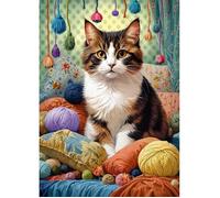 Puzzle 1000 pièces : Le Chat Tricoté