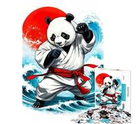 Puzzle 1000 pièces Le Chemin du Panda Un défi Stimulant pour réaliser Une décoration Parfaite Jeu de réflexion pour Les 14 Ans et Plus (38x26cm)