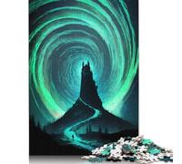 Puzzle 1000 pièces « Le Chemin vers Aurora » pour Adultes, idéal pour Passer du Temps en Famille (75 x 50 cm)