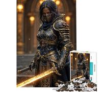 Puzzle 1000 pièces Le Chevalier Assassin Idéal pour Un Anniversaire ou Noël Décoration Parfaite Jeu de Construction à Faire soi-même Convient aux Enfants de 14 Ans et Plus (38x26cm)