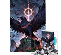 Puzzle 1000 pièces Le Corbeau Cramoisi de l'Apocalypse Jeu éducatif et ludique à Monter soi-même pour Les 14 Ans et Plus (38x26cm)