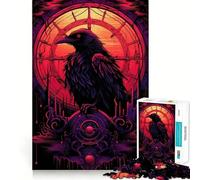 Puzzle 1000 pièces Le Corbeau la Fin des Temps pour Adolescents, Jeu de logique Fine, Loisirs faciles, Bords Nets, pour Les fêtes (38x26cm)