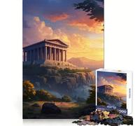 Puzzle 1000 pièces Le Crépuscule des Dieux pour Adultes Exercice Intelligent, Distraction Douce, Bords précis, Cadeau de Noël (38x26cm)