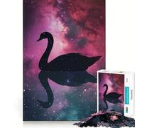 Puzzle 1000 pièces Le Cygne dans la Galaxie pour Adultes Un Jeu de logique et de réflexion pour se détendre et se ressourcer Découpe précise Un 50x75cm