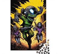 Puzzle 1000 pièces « Le Dernier Combat ». Puzzle carré en Bois pour Adultes et Enfants (75 x 50 cm).