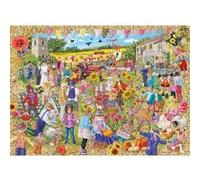 Gibsons Puzzle Épouvantail Festival 1000 pièces – Planche premium 100% recyclée, pour adultes
