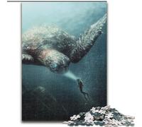 Puzzle 1000 pièces Le Gardien en Bois, Casse-tête Stimulant pour Adolescents, soirée de Jeux en Famille Amusante 1000 pièces(50x75cm)