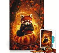 Puzzle 1000 pièces Le Gardien Lumineux du Panda Roux pour Adultes, idéal pour développer sa mémoire, soulager Le Stress et créer Un Cadeau mémorable (50x75cm)