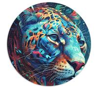 Puzzle 1000 pièces Le Jaguar attentif Puzzles pour Adultes Jeu de défi cérébral pour Adolescents et Interaction familiale 1000 pièces (67,5x67,5cm)