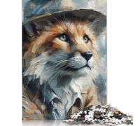 Puzzle 1000 pièces Le Jour où Sherlock s'est transformé en Renard pour Adultes, Cadeau d'halloween, Puzzles pour Adultes, décoration d'intérieur et Cadeaux Uniques (38 x 26 cm)