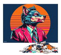 Puzzle 1000 pièces « Le Loup de Wall Street » pour Adultes et Adolescents de 12 Ans et Plus (75 x 50 cm)