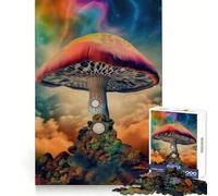 Puzzle 1000 pièces Le Monde des Champignons hallucinogènes pour Adultes réflexion stratégique, évasion paisible, Assemblage précis, (38x52cm)