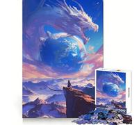Puzzle 1000 pièces Le Monde sur Palm Dragon Anime » Un pour développer sa logique, se détendre et s’Amuser en Toute sérénité (50x75cm)