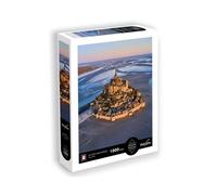 Sentosphère Puzzle Calypto 1000 pièces Le Mont-Saint-Michel Normandie Toucher soyeux Dès 9 ans