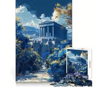 Puzzle 1000 pièces Le Parthénon Grèce pour Adolescents Jeu de logique Pure Décoration Murale Calme et épurée 38x26cm