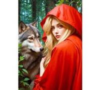 Puzzle 1000 pièces : Le Petit Chaperon Rouge Rouge G