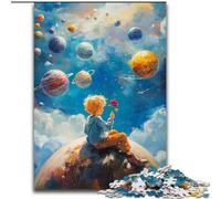 Puzzle 1000 pièces Le Petit Prince Planète Puzzle 1000 pièces Un Casse-tête Stimulant pour Les Adolescents, Parfait pour la décoration intérieure ou comme Cadeau (Taille 50x75cm)